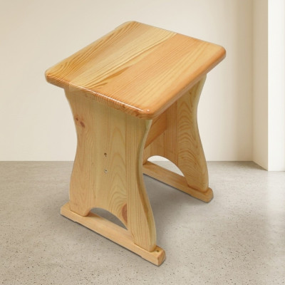Hocker Holzhocker Schemel Holzschemel Massive Kiefer NEU Küchenstuhl Sitzbank