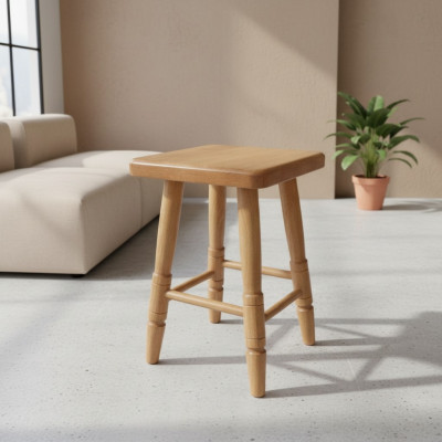 Hocker Küchenstuhl Holzstuhl Sitzhocker Esszimmerhocker Buche Holz Massiv Artikelzustand: Neu