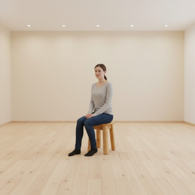 Holzhocker Sitzhocker Hocker Gästehocker Massiv Kiefer Küchenstuhl Sitzbank Neu