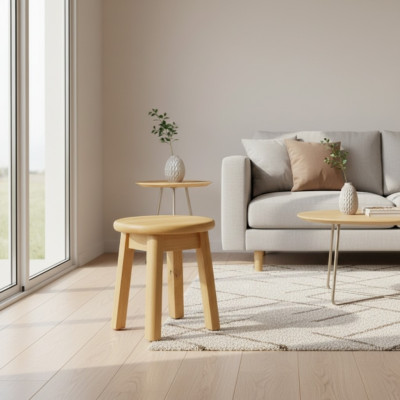 Holzhocker Sitzhocker Hocker Gästehocker Massiv Kiefer Küchenstuhl Sitzbank Neu