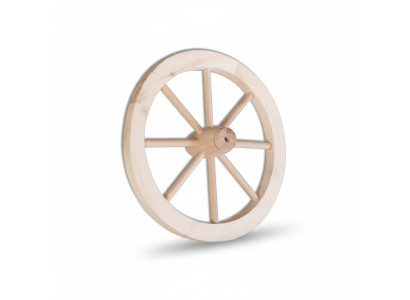 Dekorad Holzrad Ø 30 cm Speichenrad Wagenrad Gartendeko Ladendeko Vollholz
