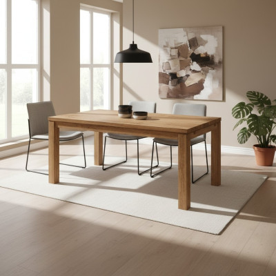 Esstisch Tisch Gruppe Esszimmer Wohnzimmer Garnitur Holz Design Tische 140x90cm
