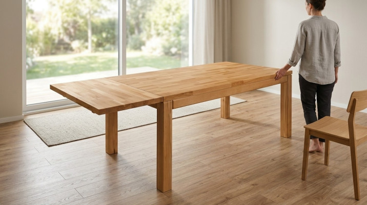 Esszimmer-Wohnzimmertisch Massivholz Tisch Esstisch Holztisch Konferenztisch Neu