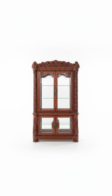 Edle Vitrine Antik Stil Barock Rokoko Schrank Schaufenster Deko Wohnzimmer
