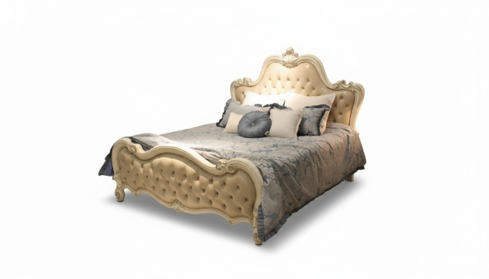 Design Bett Doppel Luxus Schlaf Zimmer Deko Betten Leder Hotel 180x200cm