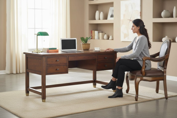 Schreibtisch Modern Design Kollektion Computertisch Wohnzimmer Tisch