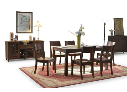 Esstisch 6x Stühle Weinschrank 8tlg. Esszimmer Set Gruppe Garnitur Tisch