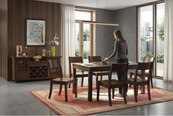 Esstischset 6x Stühle Esstischset Gruppe Holztische 7tlg