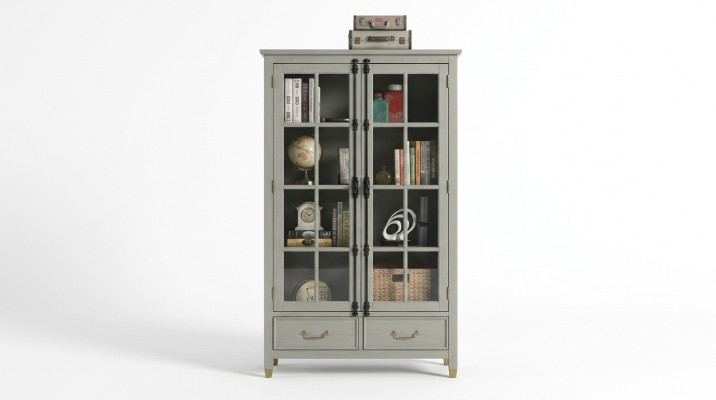 Design Schrank Vitrine Aktenregal Büroregal Standregal Regal Bücherschrank