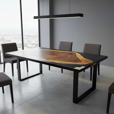Luxus Esstisch River Table Massiv Tische 141*71 Flusstisch Echt Holz