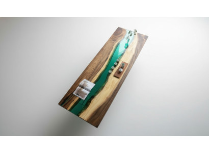 Luxus Tische Konferenztisch River Table Echtes Holz Flusstisch Massive