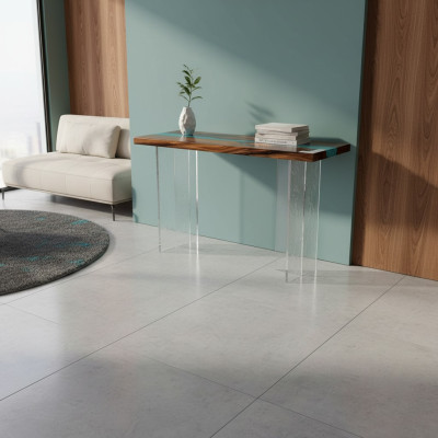 Konsolentisch Design Tisch Kommode Couchtisch Handgefertigter Epoxid