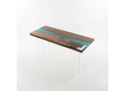 Konsolentisch Design Tisch Kommode Couchtisch Handgefertigter Epoxid