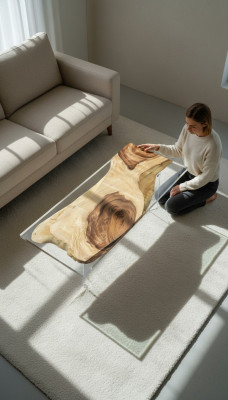 Esstisch Meer Wasser River Echtes Holz Flusstisch 180x90 Tische