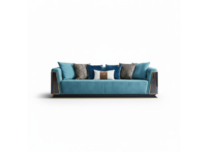 Big xxl luxus sofa couch polster sitz garnitur 4 Sitzer Couchen Sofas Stoff Neu