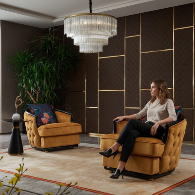 Design Sessel Textil Luxus Fernseh Couch 1 Sitzer Sofa Relax Lounge Club Polster