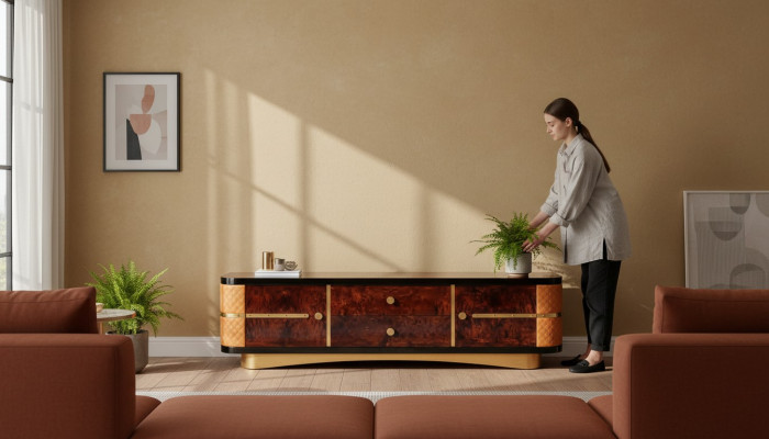 rtv Sideboard Schrank Kommode Wohnzimmer Kommoden Holz Low Board