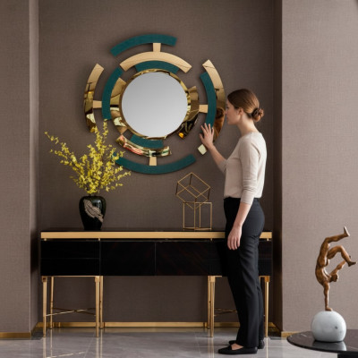 Konsolen Tisch Design Möbel Tische Sideboard Medusa Luxus Wohnzimmer