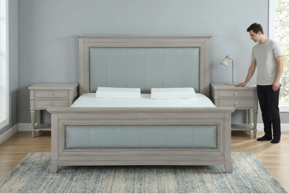Bett Designer Luxus Hotel Betten 180x200cm Schlaf Zimmer Holz Doppelbett Barock