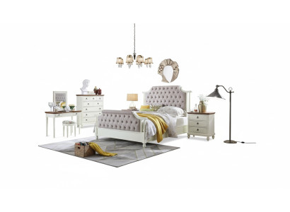 Doppel Bett Klassische Betten Kolonial Textil Betten Chesterfield Gründerzeit