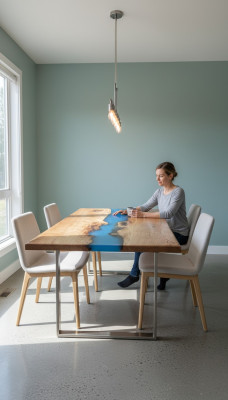 Esstisch River Table Massiv Tische 220x100 Flusstisch Meer Waterfall Epoxidharz