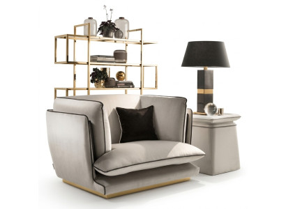 Design Stoff Couch Sessel 1 Sitzer Polster Sofas Lounge Club Neu