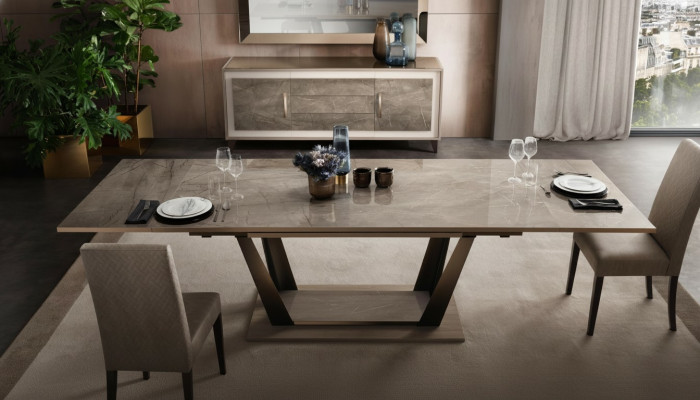 Esstisch Tisch Esszimmer Wohnzimmer Garnitur Holz Design Tische 200x102/294cm