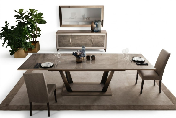 Esstisch Tisch Esszimmer Wohnzimmer Garnitur Holz Design Tische 200x102/294cm