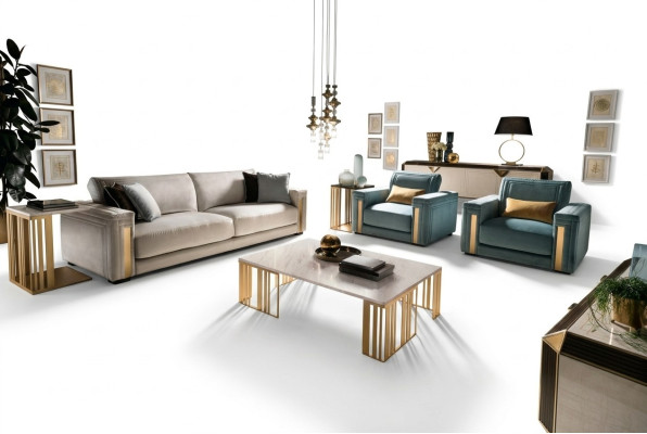 Sofagarnitur 31 Sitzer Set Design Sofa Polster Couchen Couch Luxus arredoclassic