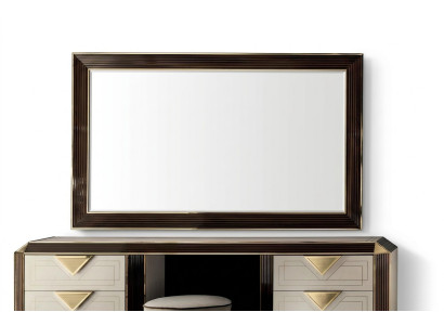 Design Spiegel Wandspiegel Modern 110x190 Möbel Holz Rahmen arredoclassic Neu