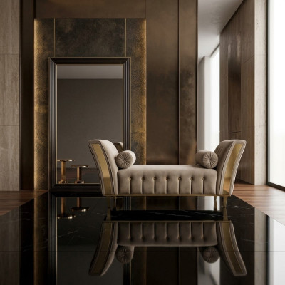 Lounge Sofa Wohnzimmer Stoff Couchen Chaiselounge Sitzpolster arredoclassic