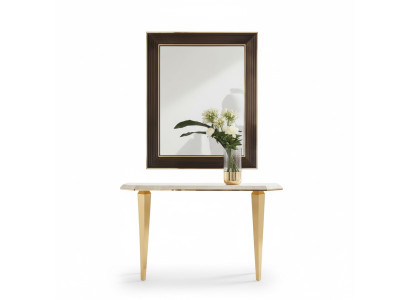 Holz Italienische Möbel Konsolentisch Spiegel Sideboard 2tlg Set arredoclassic