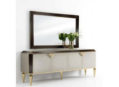 Holz Kommode Kommoden Kommodenschrank Holzschrank Wohn Zimmer arredoclassic