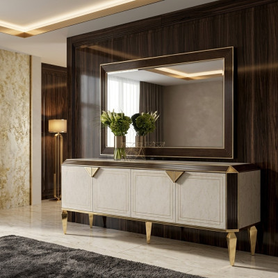 Kommode Spiegel Design Möbel Konsole Sideboard Anrichte Buffet arredoclassic