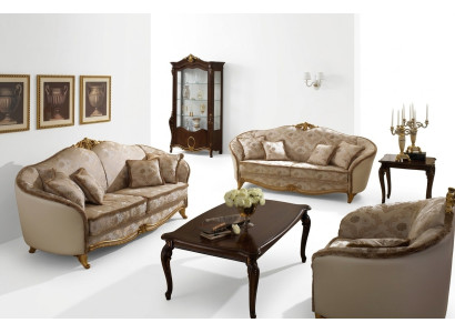 Sofa Sofagarnitur 3+3 Set Sitz Design Polster Sofas Couch Garnitur arredoclassic