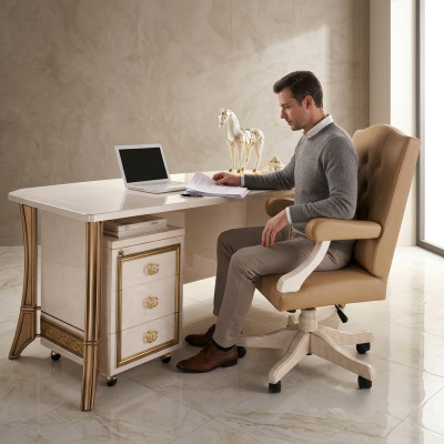 Chefsessel Sessel Stuhl Büro Drehstuhl Leder Büromöbel Sitzmöbel Drehstühle