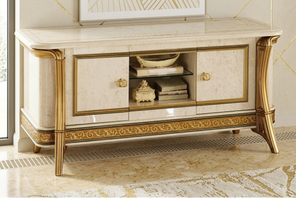 Klassische Kommode Kommoden Antik Style Holz Kommodenschrank Sideboard Italy