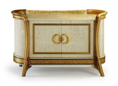 Kommode Design Holz Kommoden Schrank Luxus Sideboard Lowboard Anrichte Beige