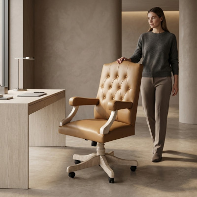 Luxus Büro Sessel Stuhl Polster Stühle Designer Möbel Office Chef Drehbarer