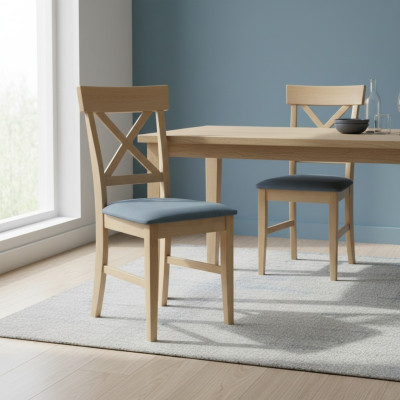 Stühle Stuhl Lehnstuhl Textil Neu Massiv Holz Sessel Polster Lehn Leder Lounge