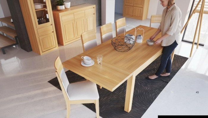 Esszimmer Gruppe Komplett Set Garnitur 7tlg Tisch Tische Massive Holz Möbel Neu