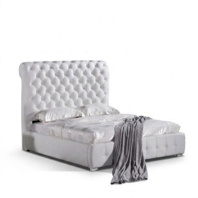 Chesterfield Maßanfertigung Farbe wählbar Bett Doppel Betten Lila Braun Beige