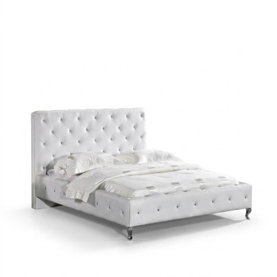 Chesterfield Bett Design Schlafzimmer Englisches Betten 140x200cm Textil Polster