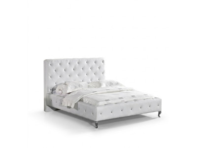 Chesterfield Bett Design Schlafzimmer Englisches Betten 140x200cm Textil Polster