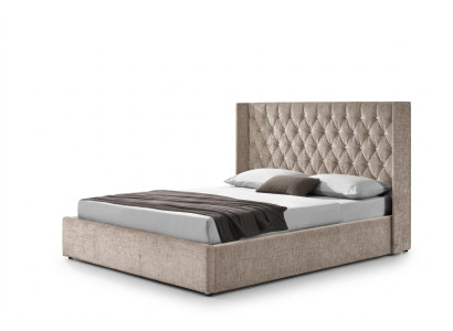 Chesterfield Bett Design Schlafzimmer Englisches Betten 180x200cm Textil