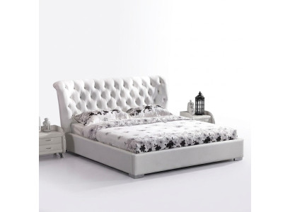 Chesterfield Bett Schlafzimmer Betten Textil 180x200cm Samt Big Hotel Betten Neu