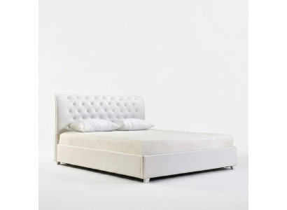 Chesterfield Designer Bett Schlafzimmer Kunstleder Polster 140/160/180/200 cm