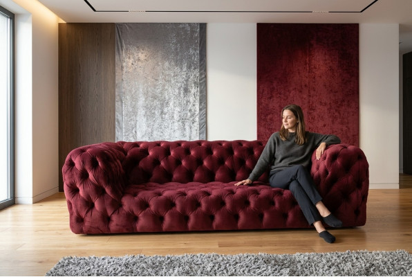 Designer Bett Schlafzimmer Betten Textil Leder Hotel Luxus Polster Samt Stoff