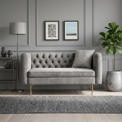 Designer weißes Chesterfield Doppelbett Luxus Schlafzimmer Betten
