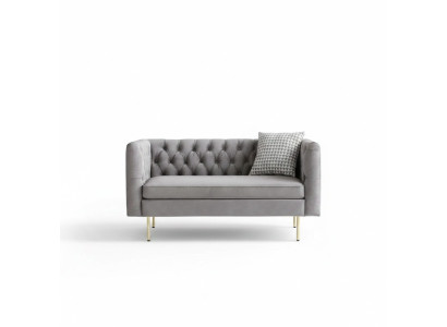 Designer weißes Chesterfield Doppelbett Luxus Schlafzimmer Betten